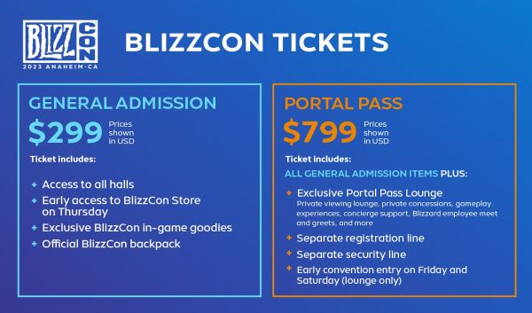 BlizzCon 2023 tickets on-sale July 8 and July 22!