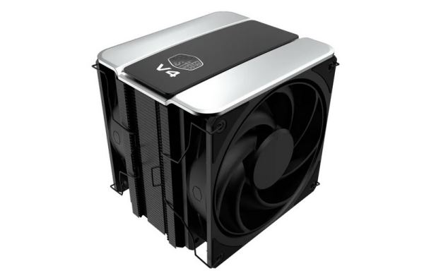 Cooler Master выпустила кулер V4 Alpha 3DHP Black с Ш-образными тепловыми трубками за $40