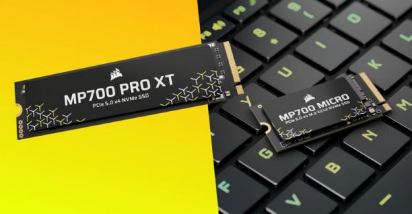 Corsair представила MP700 Pro XT — флагманский SSD со скоростью до 14 900 Мбайт/с и ёмкостью до 4 Тбайт