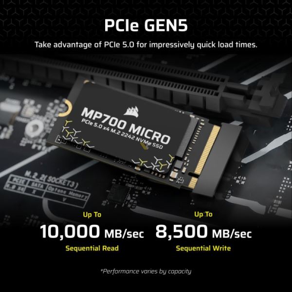 Corsair представила MP700 Pro XT — флагманский SSD со скоростью до 14 900 Мбайт/с и ёмкостью до 4 Тбайт