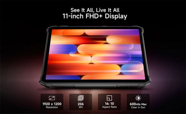 Ulefone анонсировала линейку защищённых планшетов Armor Pad 5 со встроенным проектором яркостью 200 лм