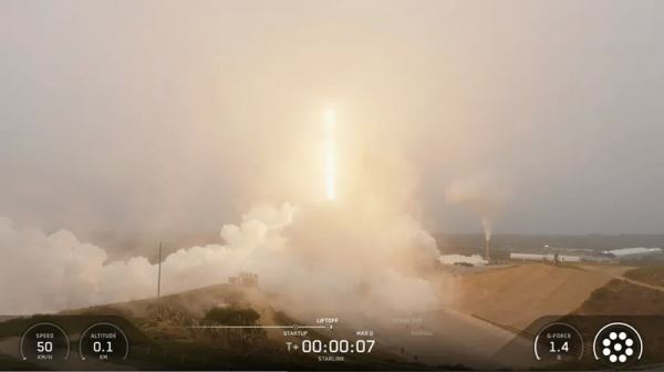 SpaceX провела 100-й запуск интернет-спутников Starlink в этом году — на орбиту выведено 28 аппаратов