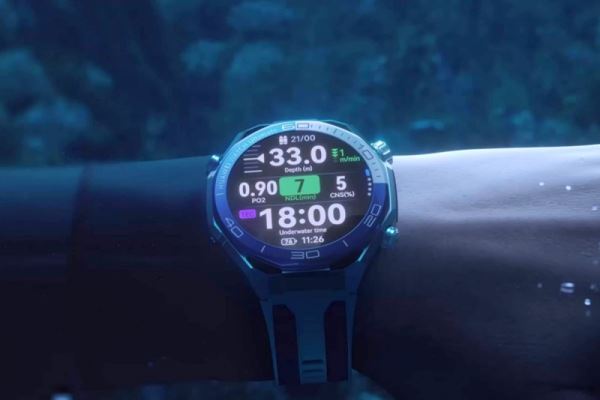 В России стартовали продажи смарт-часов Huawei Watch Ultimate 2 с гидролокатором и водостойкостью до 150 м