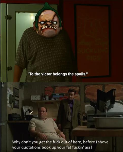 У дотеров появился новый тренд — они штампуют мемы с легендарным сериалом «Сопрано»